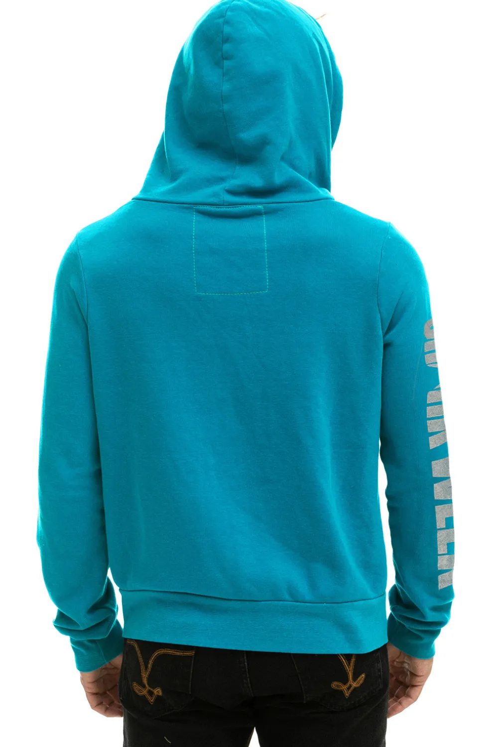 Hoodies | Collab Merchandise | Aviator Nation SHARK WEEK 2024 ZIP HOODIE - TEAL