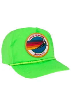 Trucker Hats | Trucker Hats | Aviator Nation SIGNATURE ASPEN VINTAGE NYLON TRUCKER HAT