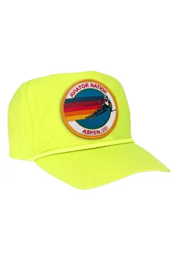 Trucker Hats | Trucker Hats | Aviator Nation SIGNATURE ASPEN VINTAGE NYLON TRUCKER HAT