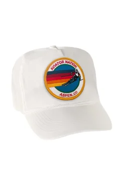 Trucker Hats | Trucker Hats | Aviator Nation SIGNATURE ASPEN VINTAGE NYLON TRUCKER HAT