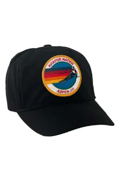 Trucker Hats | Trucker Hats | Aviator Nation SIGNATURE ASPEN VINTAGE NYLON TRUCKER HAT