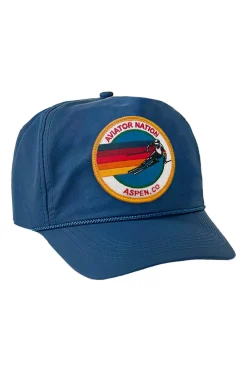 Trucker Hats | Trucker Hats | Aviator Nation SIGNATURE ASPEN VINTAGE NYLON TRUCKER HAT