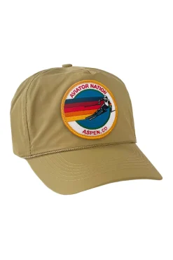 Trucker Hats | Trucker Hats | Aviator Nation SIGNATURE ASPEN VINTAGE NYLON TRUCKER HAT