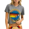 Boyfriend Tees | Tees | Aviator Nation SIGNATURE BOYFRIEND TEE - HEATHER GREY HEATHERGREY