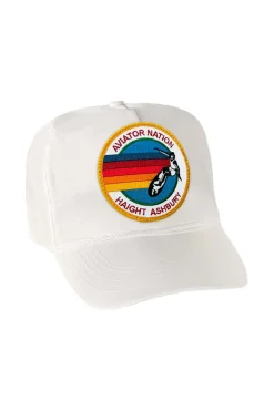 Trucker Hats | Trucker Hats | Aviator Nation SIGNATURE HAIGHT ASHBURY VINTAGE NYLON TRUCKER HAT