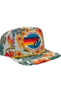 Trucker Hats | Trucker Hats | Aviator Nation SIGNATURE HAIGHT ASHBURY - VINTAGE SAFARI TWILL LOW RISE TRUCKER VINTAGESAFARITWILLLOWRISETRUCKER