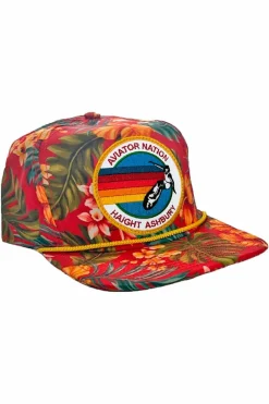 Trucker Hats | Trucker Hats | Aviator Nation SIGNATURE HAIGHT ASHBURY - VINTAGE SAFARI TWILL LOW RISE TRUCKER VINTAGESAFARITWILLLOWRISETRUCKER