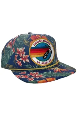 Trucker Hats | Trucker Hats | Aviator Nation SIGNATURE LA JOLLA VINTAGE SAFARI TWILL LOW RISE TRUCKER VINTAGESAFARITWILLLOWRISETRUCKERHATSAviatorNationBLACK