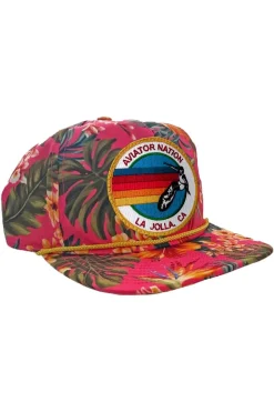 Trucker Hats | Trucker Hats | Aviator Nation SIGNATURE LA JOLLA VINTAGE SAFARI TWILL LOW RISE TRUCKER VINTAGESAFARITWILLLOWRISETRUCKERHATSAviatorNationBLACK