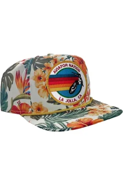 Trucker Hats | Trucker Hats | Aviator Nation SIGNATURE LA JOLLA VINTAGE SAFARI TWILL LOW RISE TRUCKER VINTAGESAFARITWILLLOWRISETRUCKERHATSAviatorNationBLACK