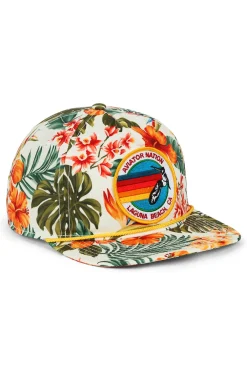 Trucker Hats | Trucker Hats | Aviator Nation SIGNATURE LAGUNA BEACH - VINTAGE SAFARI TWILL LOW RISE TRUCKER VINTAGESAFARITWILLLOWRISETRUCKER