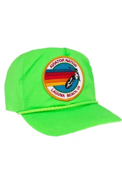 Trucker Hats | Trucker Hats | Aviator Nation SIGNATURE LAGUNA BEACH VINTAGE NYLON TRUCKER HAT