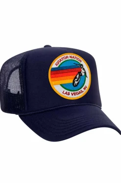 Trucker Hats | Trucker Hats | Aviator Nation SIGNATURE LAS VEGAS - VINTAGE LOW RISE TRUCKER VINTAGELOWRISETRUCKER