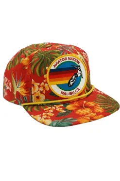 Trucker Hats | Trucker Hats | Aviator Nation SIGNATURE MALIBU VINTAGE SAFARI TWILL LOW-RISE TRUCKER