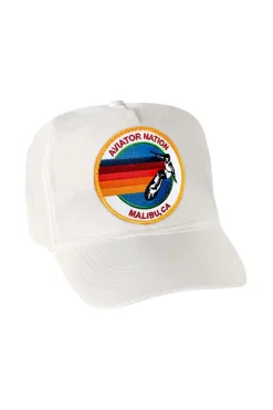 Trucker Hats | Trucker Hats | Aviator Nation SIGNATURE MALIBU VINTAGE NYLON TRUCKER HAT {{threshold-message}}