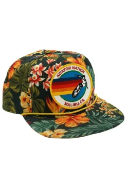 Trucker Hats | Trucker Hats | Aviator Nation SIGNATURE MALIBU VINTAGE SAFARI TWILL LOW-RISE TRUCKER
