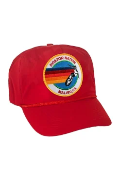 Trucker Hats | Trucker Hats | Aviator Nation SIGNATURE MALIBU VINTAGE NYLON TRUCKER HAT {{threshold-message}}