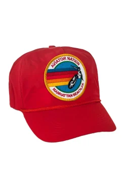 Trucker Hats | Trucker Hats | Aviator Nation SIGNATURE MANHATTAN BEACH VINTAGE NYLON TRUCKER HAT