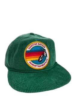 Trucker Hats | Trucker Hats | Aviator Nation SIGNATURE MANHATTAN BEACH VINTAGE CORDUROY TRUCKER VINTAGECORDUROYTRUCKERHATSAviatorNationGOLD