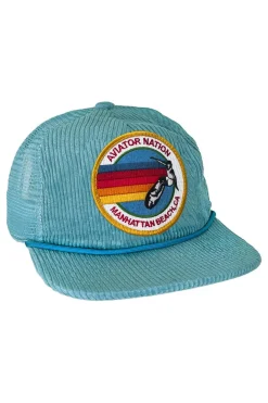 Trucker Hats | Trucker Hats | Aviator Nation SIGNATURE MANHATTAN BEACH - VINTAGE CORDUROY MESH TRUCKER VINTAGECORDUROYMESHTRUCKER