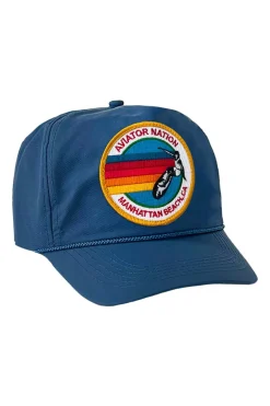 Trucker Hats | Trucker Hats | Aviator Nation SIGNATURE MANHATTAN BEACH VINTAGE NYLON TRUCKER HAT