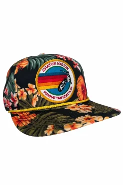 Trucker Hats | Trucker Hats | Aviator Nation SIGNATURE MANHATTAN BEACH - VINTAGE SAFARI TWILL LOW RISE TRUCKER VINTAGESAFARITWILLLOWRISETRUCKER