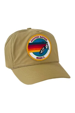 Trucker Hats | Trucker Hats | Aviator Nation SIGNATURE MIAMI VINTAGE NYLON TRUCKER HAT