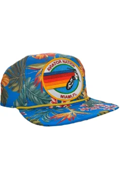 Trucker Hats | Trucker Hats | Aviator Nation SIGNATURE MIAMI VINTAGE SAFARI TRUCKER HAT VINTAGESAFARITWILLLOWRISETRUCKERHATSAviatorNationBLACK