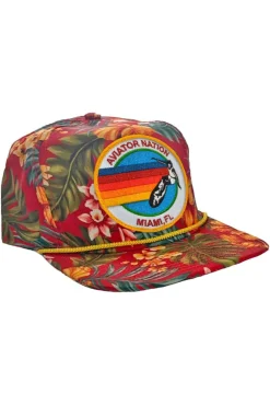 Trucker Hats | Trucker Hats | Aviator Nation SIGNATURE MIAMI VINTAGE SAFARI TRUCKER HAT VINTAGESAFARITWILLLOWRISETRUCKERHATSAviatorNationBLACK