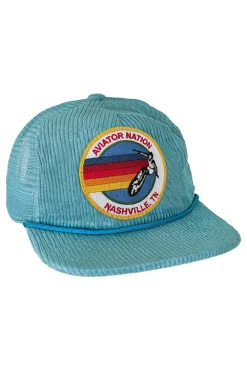 Trucker Hats | Trucker Hats | Aviator Nation SIGNATURE NASHVILLE - VINTAGE CORDUROY MESH TRUCKER VINTAGECORDUROYMESHTRUCKER