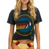 Boyfriend Tees | Aviator Nation SIGNATURE NEW YORK CITY BOYFRIEND TEE - CHARCOAL