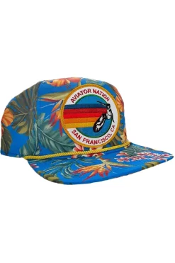 Trucker Hats | Trucker Hats | Aviator Nation SIGNATURE SAN FRANCISCO VINTAGE SAFARI TWILL LOW RISE TRUCKER VINTAGESAFARITWILLLOWRISETRUCKERHATSAviatorNationNAVY