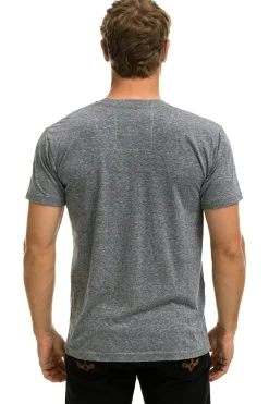 Tees | Tees | Aviator Nation SIGNATURE SMALL CIRCLE LOGO TEE - HEATHER GREY HEATHERGREY