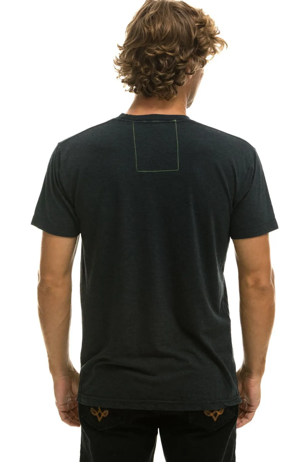 Tees | Tees | Aviator Nation SIGNATURE SMALL VENICE CIRCLE TEE - CHARCOAL