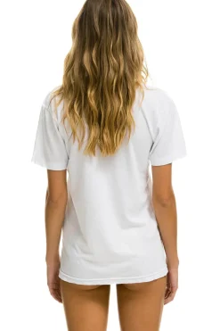 Tees | Tees | Aviator Nation SIGNATURE SMALL VENICE CIRCLE TEE - WHITE