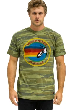 Tees | Tees | Aviator Nation SIGNATURE TEE - CAMO