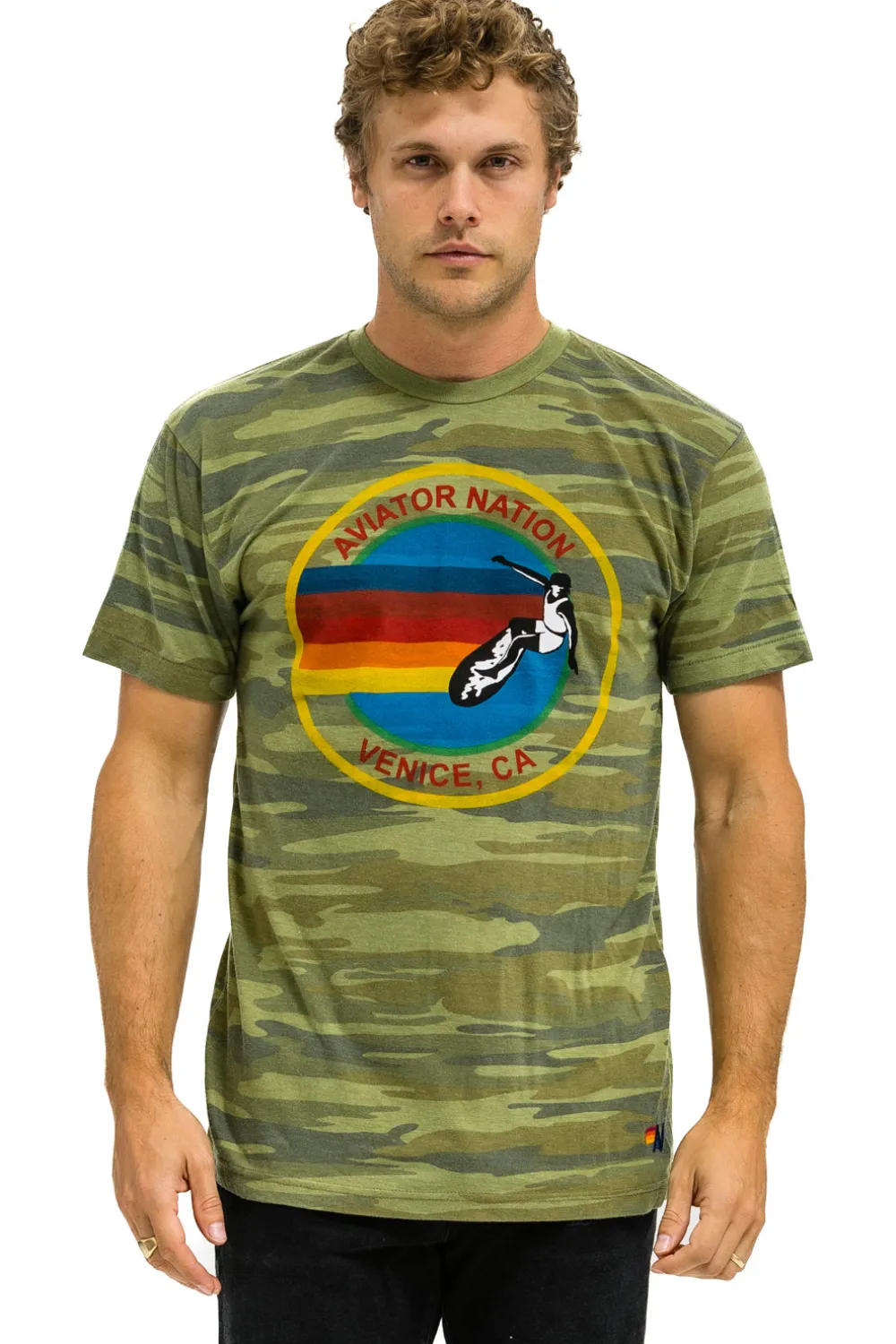 Tees | Tees | Aviator Nation SIGNATURE TEE - CAMO