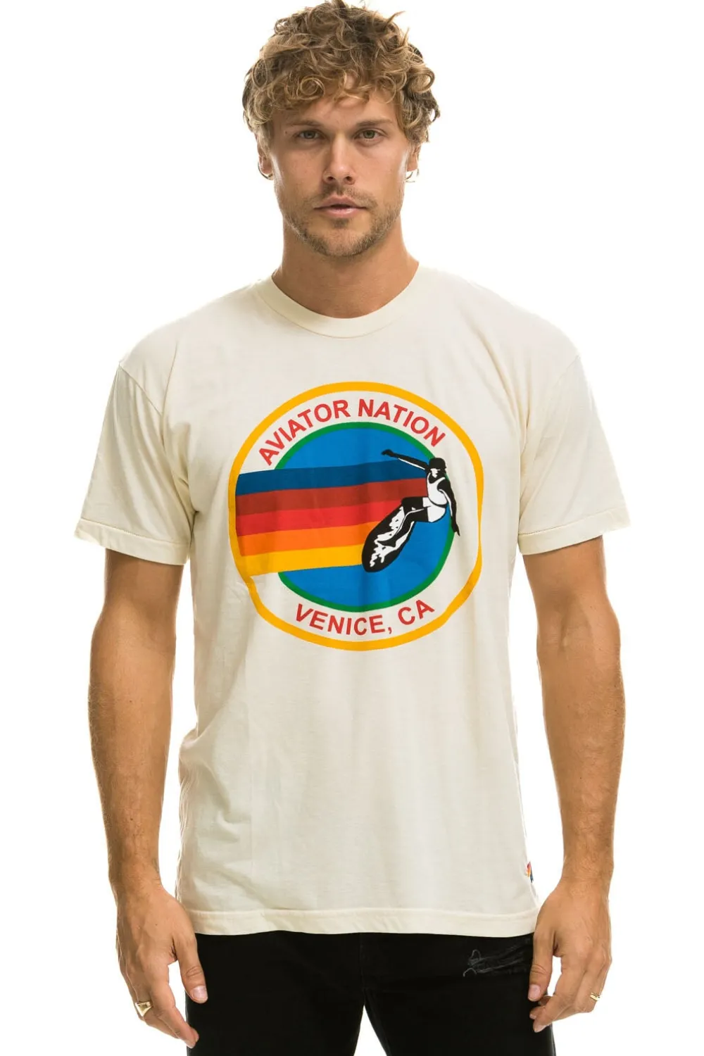 Tees | Tees | Aviator Nation SIGNATURE TEE - VINTAGE WHITE VINTAGEWHITE