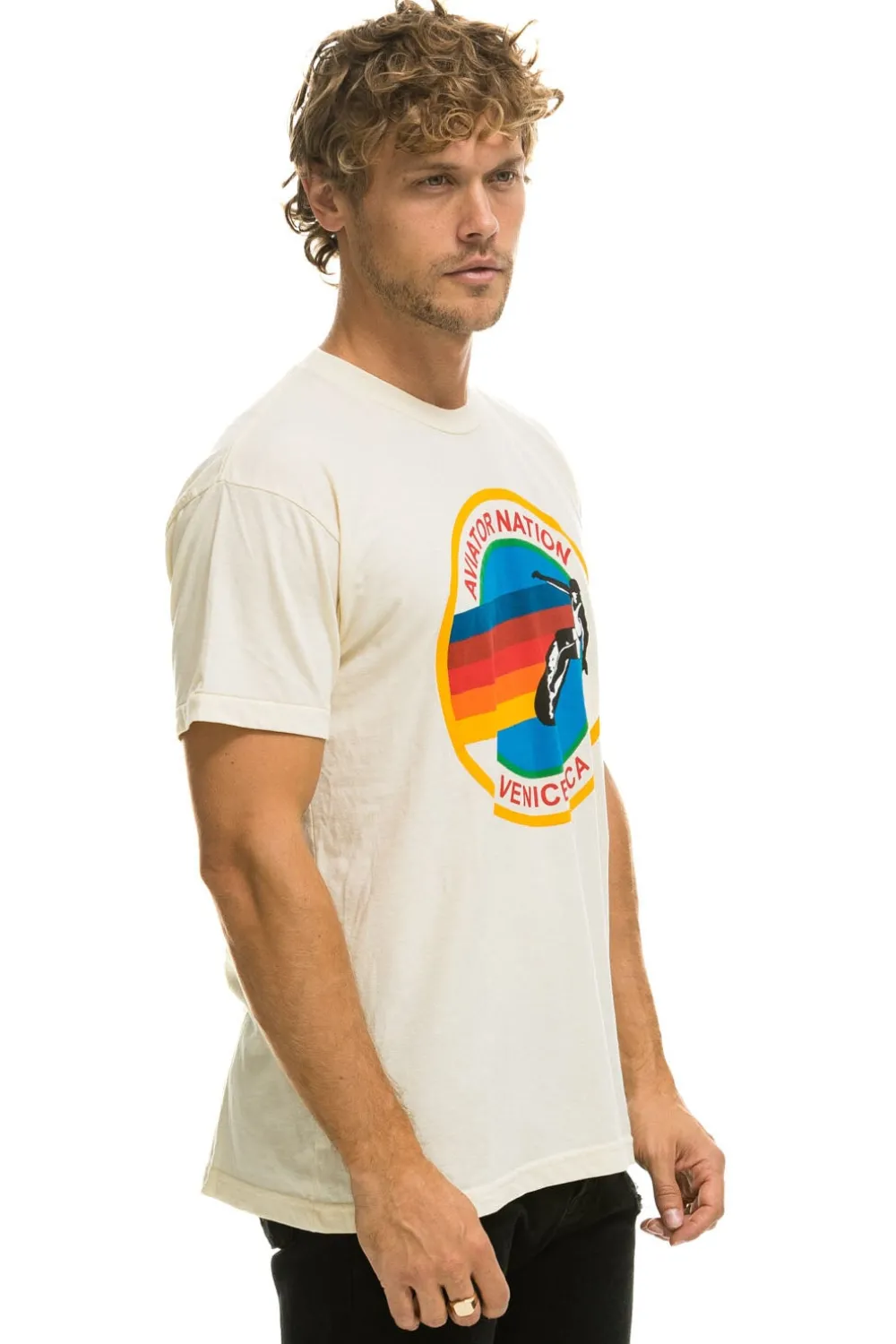 Tees | Tees | Aviator Nation SIGNATURE TEE - VINTAGE WHITE VINTAGEWHITE