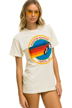 Tees | Tees | Aviator Nation SIGNATURE TEE - VINTAGE WHITE VINTAGEWHITE