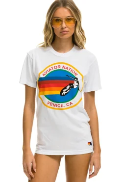 Tees | Tees | Aviator Nation SIGNATURE TEE - WHITE