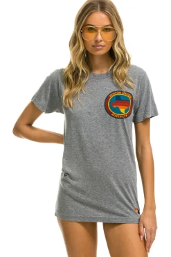 Tees | Tees | Aviator Nation SIGNATURE TEXAS SMALL LOGO TEE - HEATHER GREY HEATHERGREY