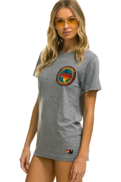 Tees | Tees | Aviator Nation SIGNATURE TEXAS SMALL LOGO TEE - HEATHER GREY HEATHERGREY