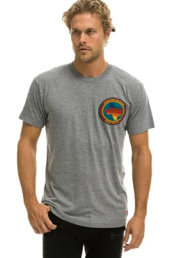 Tees | Tees | Aviator Nation SIGNATURE TEXAS SMALL LOGO TEE - HEATHER GREY HEATHERGREY