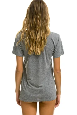 Tees | Tees | Aviator Nation SIGNATURE TEXAS SMALL LOGO TEE - HEATHER GREY HEATHERGREY