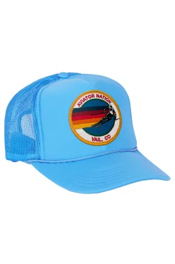 Kid's Trucker Hats | Aviator Nation SIGNATURE VAIL - KIDS VINTAGE FOAM TRUCKER KIDSVINTAGEFOAMTRUCKER
