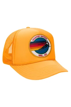 Kid's Trucker Hats | Aviator Nation SIGNATURE VAIL - KIDS VINTAGE FOAM TRUCKER KIDSVINTAGEFOAMTRUCKER