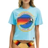 Boyfriend Tees | Aviator Nation SIGNATURE VAIL BOYFRIEND TEE - SKY