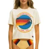 Boyfriend Tees | Aviator Nation SIGNATURE VAIL BOYFRIEND TEE - VINTAGE WHITE VINTAGEWHITE