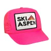 Trucker Hats | Trucker Hats | Aviator Nation SKI ASPEN - VINTAGE NYLON TRUCKER HAT VINTAGENYLONTRUCKERHAT